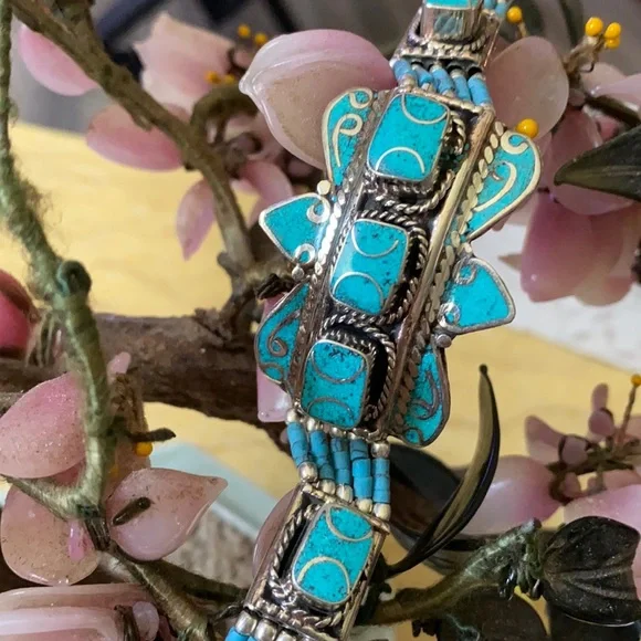 Vintage turquoise bracelet - Picture 1 of 6